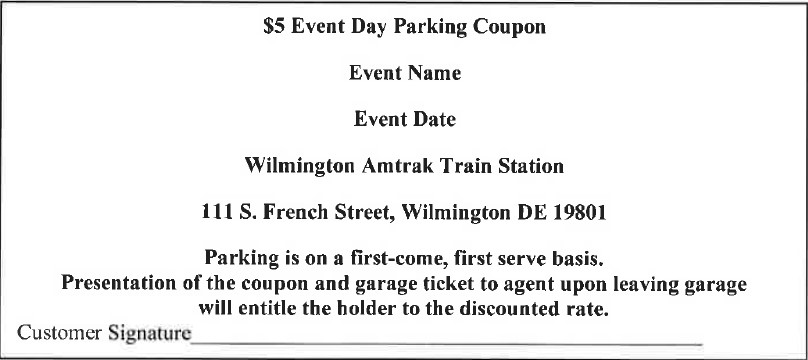 Wilmington Parking Pass