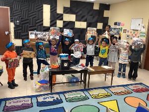 Prek Prepping for Black History Program